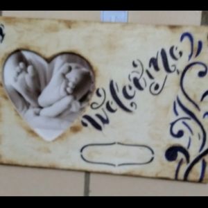 Welcome pic frame